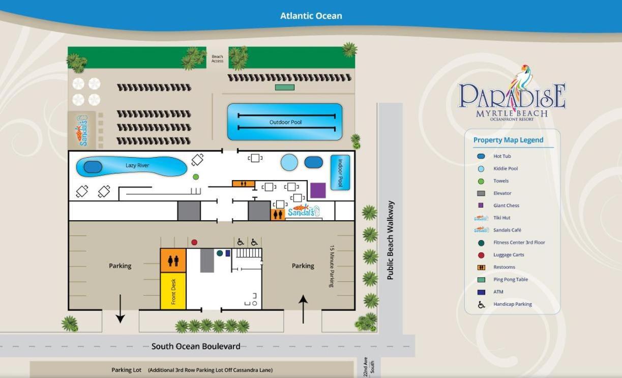 Paradise Resort Unit 1407 Миртъл Бийч Екстериор снимка